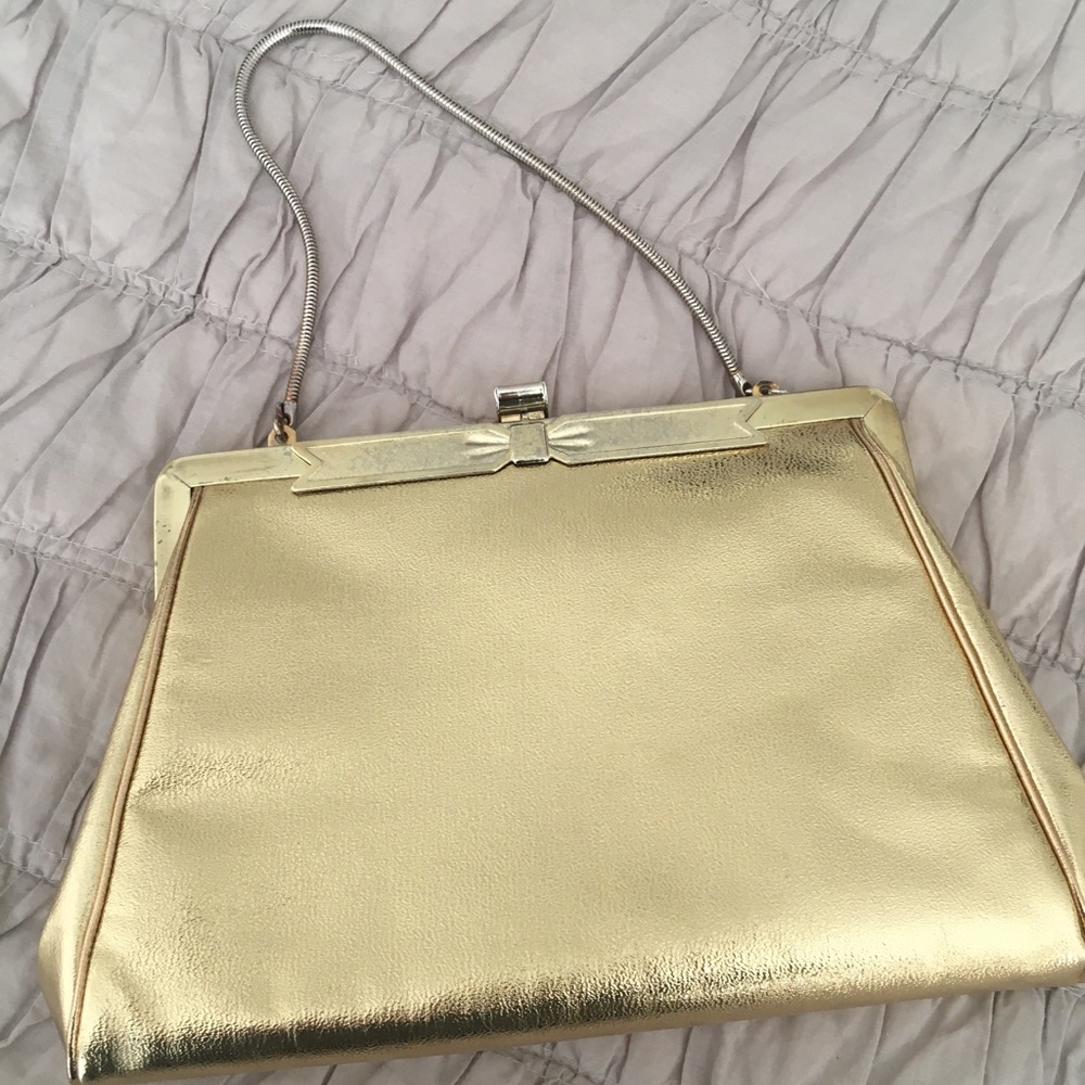 Vintage Gold Evening Bag